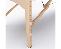 Массажный стол DFC NIRVANA, Optima, дерев. ножки, цвет кремовый (Cream) TS20110S_C / 186х60х84 см - фото 197260