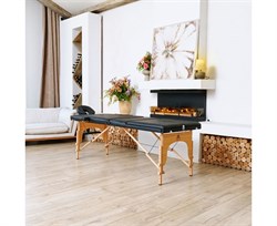 Массажный стол DFC NIRVANA, Relax Pro,  дерев. ножки, цвет черный (Black) TS3021_B1 / 219х91х84 см - фото 197269