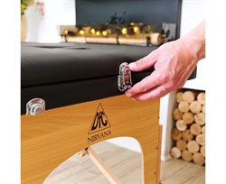 Массажный стол DFC NIRVANA, Relax Pro,  дерев. ножки, цвет черный (Black) TS3021_B1 / 219х91х84 см - фото 197273