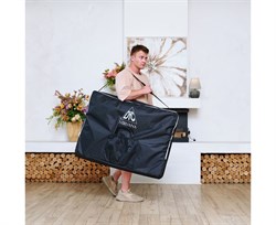 Массажный стол DFC NIRVANA, Relax Pro,  дерев. ножки, цвет черный (Black) TS3021_B1 / 219х91х84 см - фото 197279