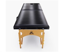 Массажный стол DFC NIRVANA, Relax Pro,  дерев. ножки, цвет черный (Black) TS3021_B1 / 219х91х84 см - фото 197281