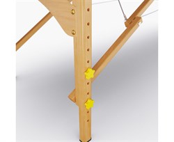 Массажный стол DFC NIRVANA, Relax Pro,  дерев. ножки, цвет черный (Black) TS3021_B1 / 219х91х84 см - фото 197286