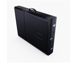 Массажный стол DFC NIRVANA, Relax Pro,  дерев. ножки, цвет черный (Black) TS3021_B1 / 219х91х84 см - фото 197289