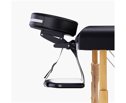 Массажный стол DFC NIRVANA, Relax Pro,  дерев. ножки, цвет черный (Black) TS3021_B1 / 219х91х84 см - фото 197291