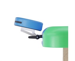 Массажный стационарный стол DFC NIRVANA, SUPERIOR2, дерев. ножки, 2 секции, цвет бирюз.с зелен. TS200 / 192х71х86 см - фото 197303