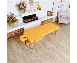 Массажный стол DFC NIRVANA, Relax, дерев. ножки, цвет горчичный (Mustard) TS20111_M / 186х70х84 см - фото 197332
