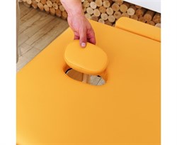 Массажный стол DFC NIRVANA, Relax, дерев. ножки, цвет горчичный (Mustard) TS20111_M / 186х70х84 см - фото 197334