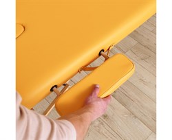 Массажный стол DFC NIRVANA, Relax, дерев. ножки, цвет горчичный (Mustard) TS20111_M / 186х70х84 см - фото 197335