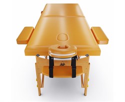 Массажный стол DFC NIRVANA, Relax, дерев. ножки, цвет горчичный (Mustard) TS20111_M / 186х70х84 см - фото 197340