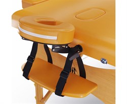 Массажный стол DFC NIRVANA, Relax, дерев. ножки, цвет горчичный (Mustard) TS20111_M / 186х70х84 см - фото 197344