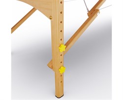 Массажный стол DFC NIRVANA, Relax, дерев. ножки, цвет горчичный (Mustard) TS20111_M / 186х70х84 см - фото 197345