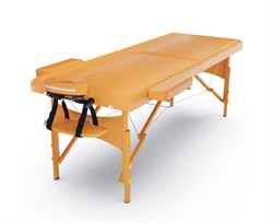 Массажный стол DFC NIRVANA, Relax, дерев. ножки, цвет горчичный (Mustard) TS20111_M / 186х70х84 см - фото 197349