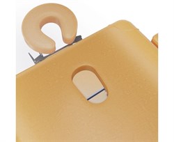 Массажный стол DFC NIRVANA, Elegant LUXE, 186х70х4 см, алюм. ножки, цвет горчичный (Mustard),  TS2010_M / 186х70х84 см - фото 197374