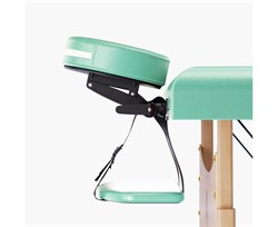 Массажный стол DFC NIRVANA, Optima, дерев. ножки, цвет зеленый (Green), TS20110S_Gr / 213х81х83 см - фото 197426