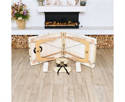 Массажный стол DFC NIRVANA, Relax, дерев. ножки, цвет бежевый + кремовый TS2021D_BC / 186х70х84 см - фото 197504