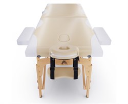 Массажный стол DFC NIRVANA, Relax, дерев. ножки, цвет бежевый + кремовый TS2021D_BC / 186х70х84 см - фото 197509