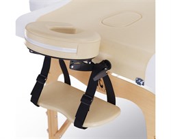 Массажный стол DFC NIRVANA, Relax, дерев. ножки, цвет бежевый + кремовый TS2021D_BC / 186х70х84 см - фото 197512