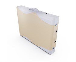 Массажный стол DFC NIRVANA, Relax, дерев. ножки, цвет бежевый + кремовый TS2021D_BC / 186х70х84 см - фото 197515