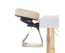 Массажный стол DFC NIRVANA, Relax, дерев. ножки, цвет бежевый + кремовый TS2021D_BC / 186х70х84 см - фото 197516