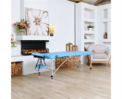 Массажный стол DFC NIRVANA, Elegant LUXE, 186х70х4 см, алюм. ножки, цвет св.голубой (Lt.Blue),  TS2010_Bu  /186х70х84 см - фото 197549