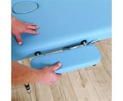 Массажный стол DFC NIRVANA, Elegant LUXE, 186х70х4 см, алюм. ножки, цвет св.голубой (Lt.Blue),  TS2010_Bu  /186х70х84 см - фото 197554