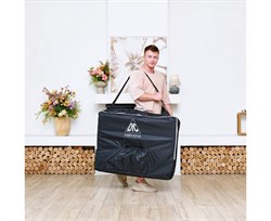 Массажный стол DFC NIRVANA, Elegant LUXE, 186х70х4 см, алюм. ножки, цвет св.голубой (Lt.Blue),  TS2010_Bu  /186х70х84 см - фото 197559