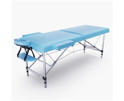 Массажный стол DFC NIRVANA, Elegant LUXE, 186х70х4 см, алюм. ножки, цвет св.голубой (Lt.Blue),  TS2010_Bu  /186х70х84 см - фото 197561