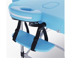 Массажный стол DFC NIRVANA, Elegant LUXE, 186х70х4 см, алюм. ножки, цвет св.голубой (Lt.Blue),  TS2010_Bu  /186х70х84 см - фото 197565