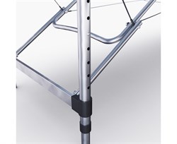 Массажный стол DFC NIRVANA, Elegant LUXE, 186х70х4 см, алюм. ножки, цвет св.голубой (Lt.Blue),  TS2010_Bu  /186х70х84 см - фото 197566