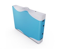 Массажный стол DFC NIRVANA Elegant DELUXE, цвет голубой с бежевым TS2010_TB2 / 186х70х84 см - фото 197580