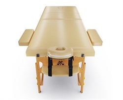 Массажный стол DFC NIRVANA, Relax Pro , дерев. ножки, цвет бежевый (Beige) TS3021_B2 / 219х91х84 см - фото 197628