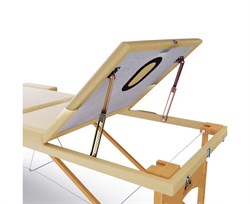 Массажный стол DFC NIRVANA, Relax Pro , дерев. ножки, цвет бежевый (Beige) TS3021_B2 / 219х91х84 см - фото 197636