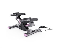 Балансировочный степпер DFC SC-S012E / pink с эспандерами - фото 197671