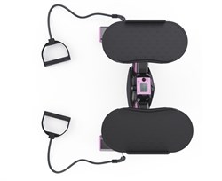 Балансировочный степпер DFC SC-S012E / pink с эспандерами - фото 197674