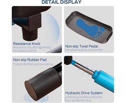 Министеппер с поручнем DFC SOOZIER A90-279V01 поворотный - фото 197763