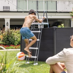 Intex 26718 / Каркасный бассейн Prism Frame /366x122 см + фильтр, лестница - фото 197961