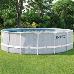 Intex 26746 / Каркасный бассейн / 488х122см / Prism Frame + фильтр-насос 5678лч, лестница, тент, подстилка - копия - фото 197989