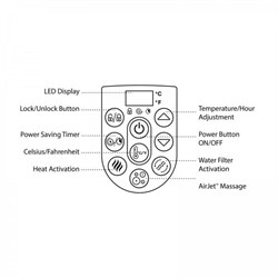 Bestway 60017 / Надувной СПА-бассейн-джакузи "Palm Springs AirJet" 196х71см - фото 198024