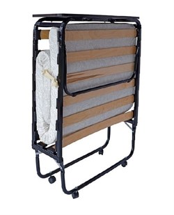 Раскладушка с матрасом Элеонора М, цвет ОРЕХ, 200x90 см - фото 198071