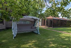 Качели садовые Империя антрацид-антрацид (труба 63,5мм) (257х145х185) / Цвет 626 - фото 198090