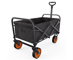 Тележка для кемпинга, дачи и сада DFC с оранжевыми колесами, до 125 кг SQ-WT01 - фото 198256