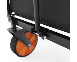 Тележка для кемпинга, дачи и сада DFC с оранжевыми колесами, до 125 кг SQ-WT01 - фото 198262