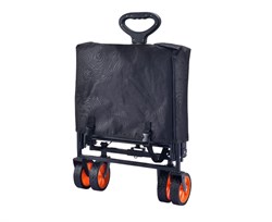 Тележка для кемпинга, дачи и сада DFC с оранжевыми колесами, до 125 кг SQ-WT01 - фото 198264