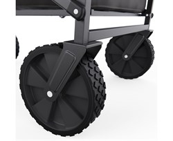 Тележка для кемпинга, дачи и сада DFC с черными колесами, до 125 кг SQ-WT02 - фото 198320