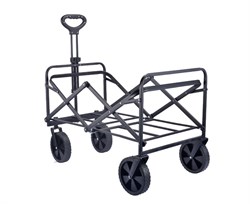 Тележка для кемпинга, дачи и сада DFC с черными колесами, до 125 кг SQ-WT02 - фото 198322