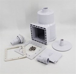 Морозоустойчивый бассейн Лагуна 2,5 х 1,25м- коричневый, пленка мрамор 0/4 мм / +скиммер - фото 198338