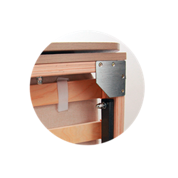 Раскладушка деревянная 200x90 см, на ламелях, нагрузка  150 кг, Основа сна MAX / цвет ДУБ - фото 198567