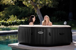 Intex 28458 Надувной СПА бассейн Jet And Bubble Deluxe (201х71см) + хлоргенератор - фото 198868
