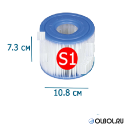 Картридж сменный для джакузи Intex 29001 (2шт) - фото 198879