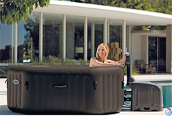 Intex 28462 Надувной СПА бассейн / Spa бассейн-джакузи гидромассажный + хлоргенератор (218х71см) - фото 198900